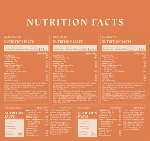 Frosty Fox Boba Bundle Kit 10 Serv. Instant Bubble Pearl Variety Milk Tea Kit with Authentic Brown Sugar Tapioca Pearls & Coconut Jellies - Ready in Under 1 Minute, Includes Straws - Gift Box, Holiday (Classic, Taro and Thai Tea) - Image 3