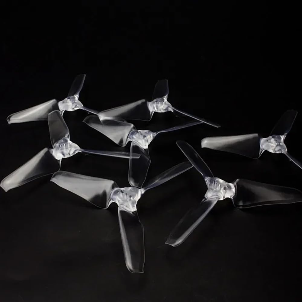 SPARKHOBBY 12pcs 6pairs CW CCW Emax-Avan Mini 3 Inch 3X2.4X3 3024 3-Blade Propeller for 1106 1306 RC Multirotor Drone FPV Racing Spare Part (Clear