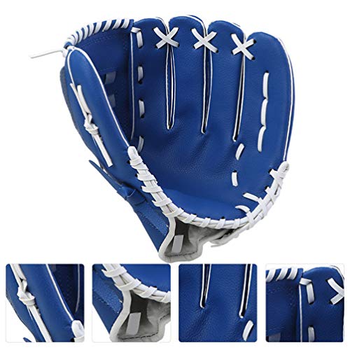 Garneck Luvas de beisebol com mão esquerda e direita, luva de campo de softbol para adultos e jovens