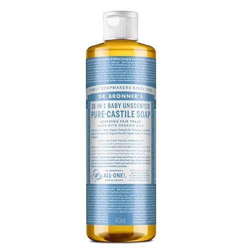 Miniatura 8 de Jabón líquido puro de castilla Dr Bronners sin aroma 2 2