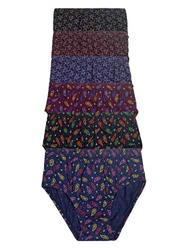 Image of Red Rose Cotton Printed Underwear for Girls | Girl's Panties (Pack of 6)