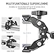 NEEWER Super Clamp Klemme mit 3 Dual Kugelkopf Magic Arm, Cold Shoe, 1/4 Gewinde, Handy/Action Cam Halterung Adapter für Tischstativ Rohr Traverse Gimbal Rods kompatibel mit SmallRig GoPro DJI, ST83