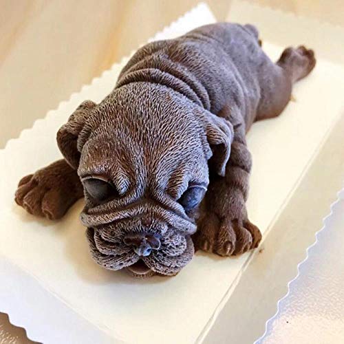 FTFSY Pudding Cake Mold Mould Silicone Mousse 3D Ice Cream Decoration Dog Fondant