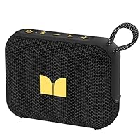 Monster Cube 1 Portable Bluetooth Speaker, IP68 Waterproof, Bluetooth 6.0, 20H Playtime, Powerful Stereo Sound, Speaker for Home, Outdoors and Travel, Black