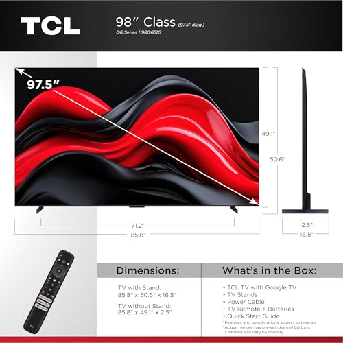 TCL 98 inch Mini LED TV premium