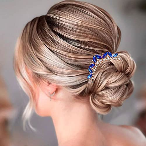 Bohend Strass Pettine Cristallo Pezzi di capelli