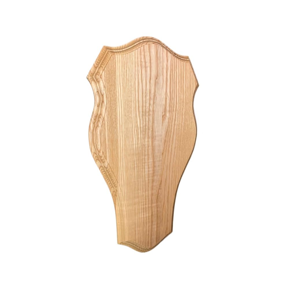 Hi Life Living Nature Scudo di Legno per Trofeo Daino. Pannello. Corna. Caccia. 40x23cm 030202