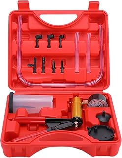 Brake Bleeder Kit with Hand Held Vacuum Pump and Adapters, with Vacuum Brake Bleeder