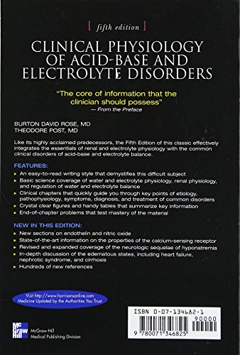 Clinical Physiology of Acid-Base and Electrolyte Disorders (Clinical Physiology of Acid Base & Electrolyte Disorders) - Image 2