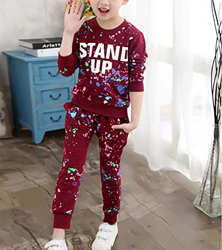 Image of Urtrend Little Girls' Kids 2 Pieces Long Sleeve Top Pants Leggings Clothes Set Outfits