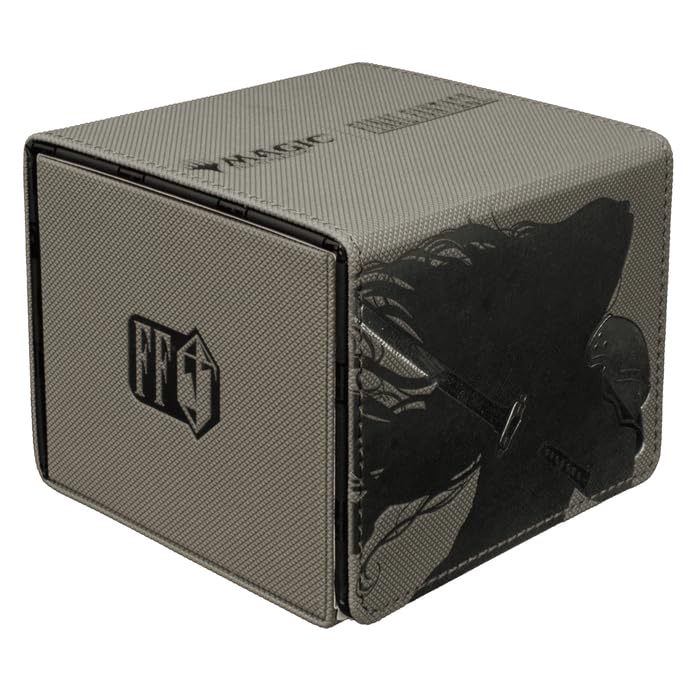 Ultra PRO - Final Fantasy x Universes Beyond Sephiroth (Wisnu Tan) Premium Alcove Edge Deck Box for Magic: The Gathering | Trading Card Accessories, Collectible Card Game Gear, Fantasy Gaming Supplies