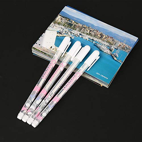 Yosoo Bolígrafos de Tinta Blanca Gel 0.8mm 4 Piezas miniatura 5