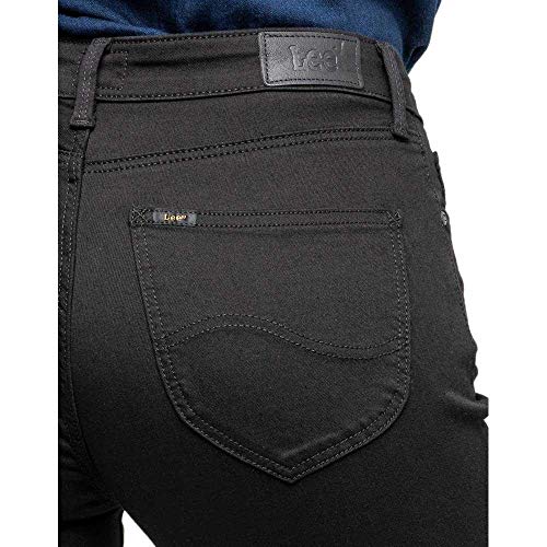 Lee - Jeans Damen - Classic Straight Fit - Marion - Schwarz Rinse – Ansicht 4