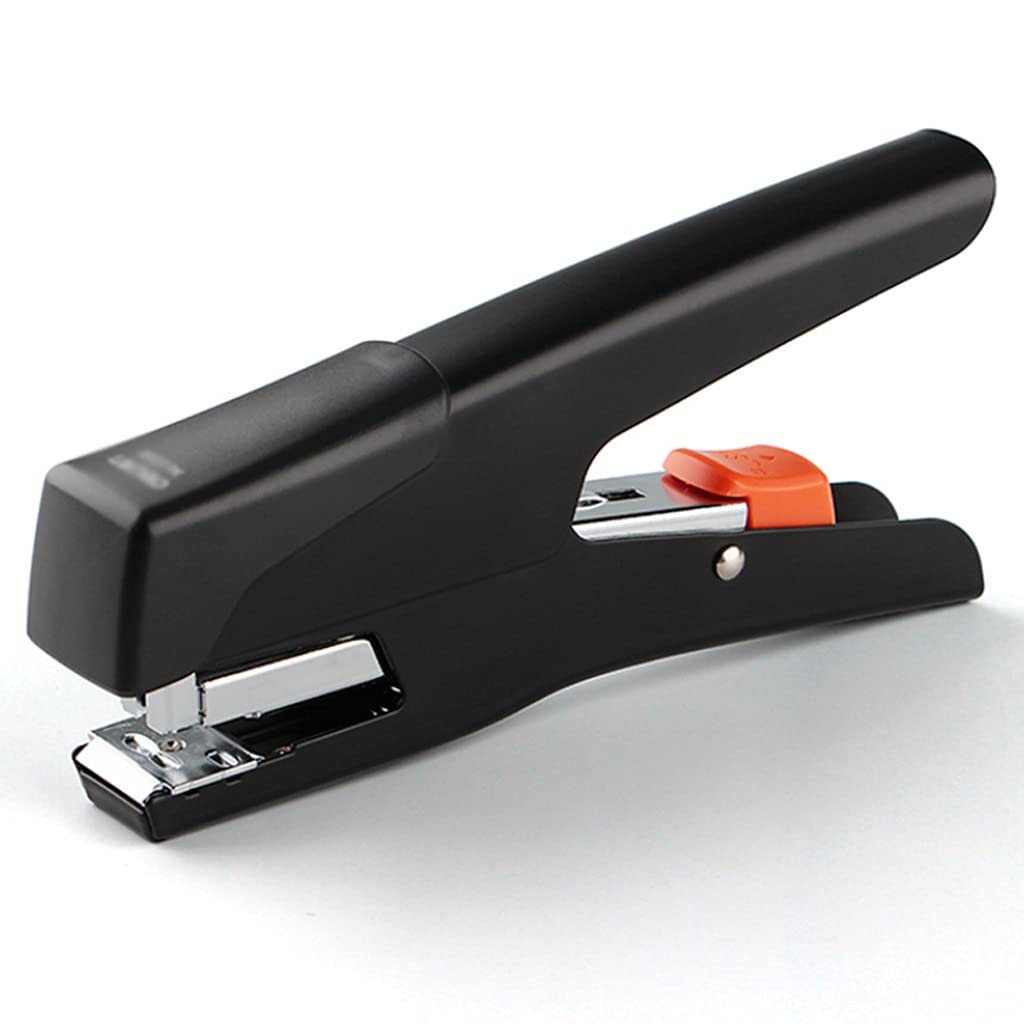 grapadora sin grapas,grapadora de sobremesa, Diseño ergonómico con capacidad for 20 hojas con 1000 grapas for accesorios de escritorio de oficina y suministros de oficina en casa s (Color : Onecolor)