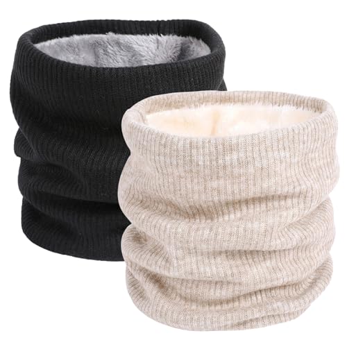 I Kua Fly Loop Schal Damen Herren Thermal Fleece Schlauchschal Winter Neckwarmer Herren Halstuch Winddicht Sportschal Halswärmer für Fahrrad Motorrad Skifahren...