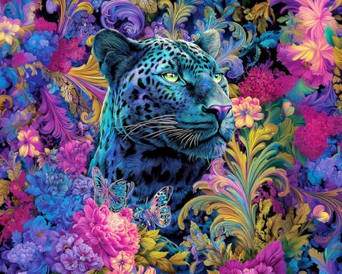 Springbok Paisley Panther Bloom Rompecabezas de 1000 Piezas para Adultos - Póster Incluido - Piezas de Corte Único - Hecho en USA miniatura 1