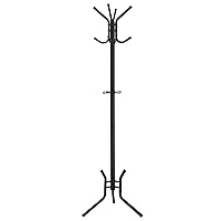 SONGMICS Appendiabiti da Terra, Attaccapanni Autoportante in Metallo