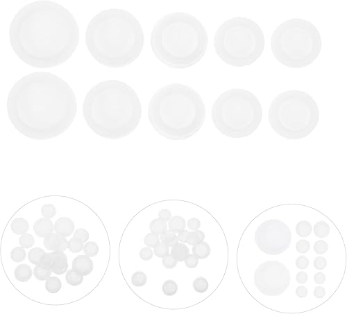 Miniatura 7 de Tapón redondo de goma para caja de ahorro de dinero, cubierta inferior de hucha, suministros para alcancía, hucha, 20 uds