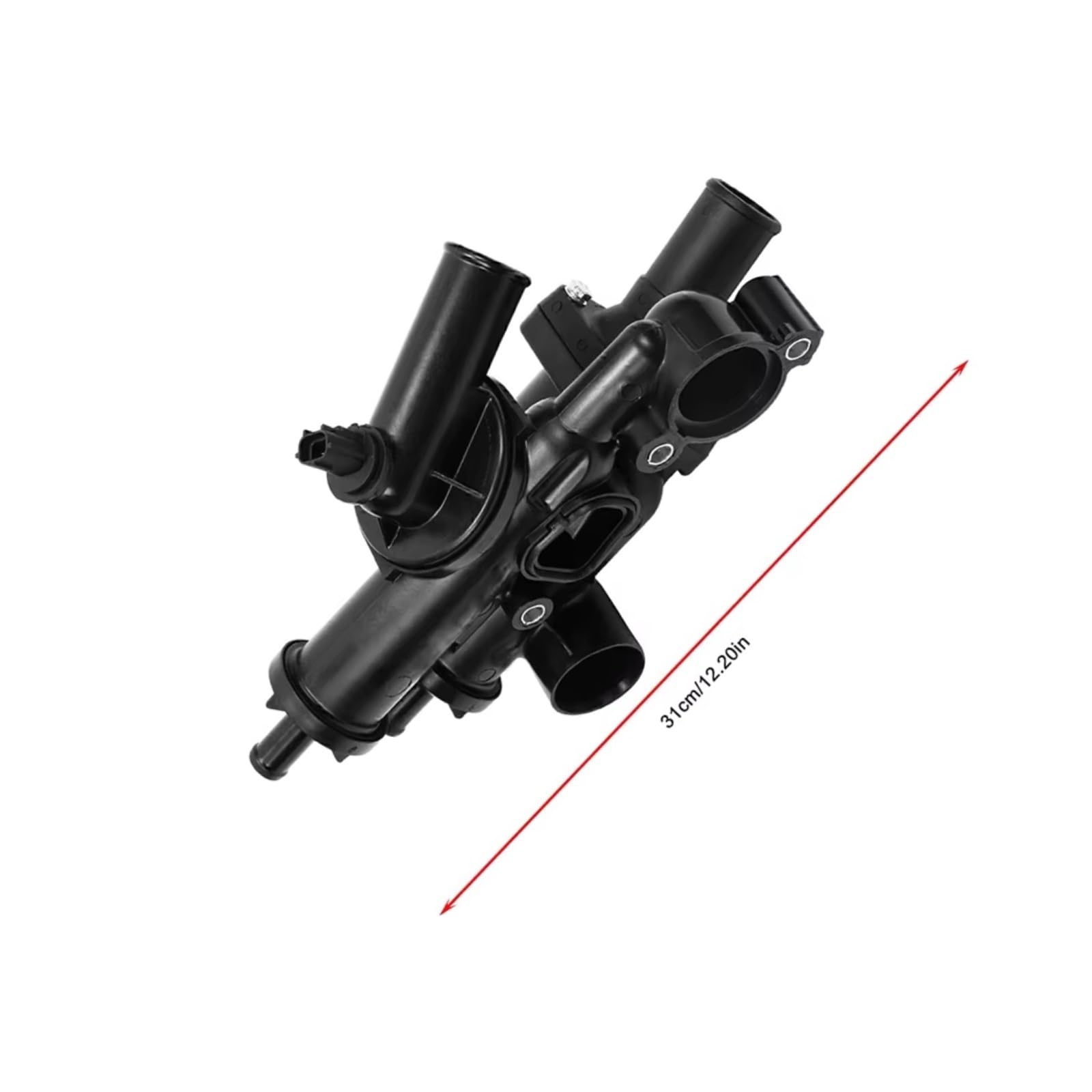 Custodia Termostato Liquido Raffreddamento 902-319 Compatibile Con Jeep Per Compass Per Patriot 2009 2010 2011 2012 2013 2014 2015 2016 2017 68003582AB Refrigerante Termostato auto