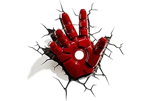 3D LightFX Marvel Avengers Iron Man Hand Wall Night Light