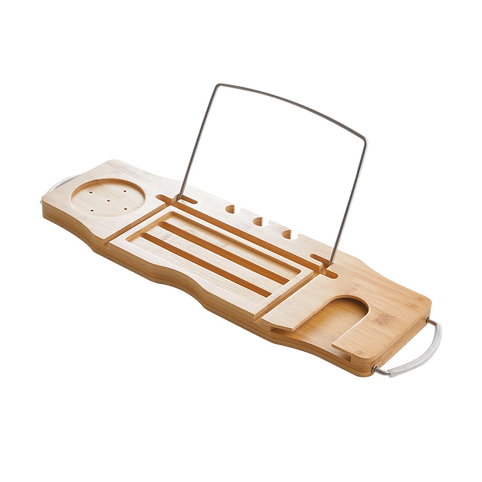 JKJZSALJ Bath Traybathtub Rack Telescopic Bathtub Storage Rack Hotel Bathtub Bath Rack 45 15 2.3Cm