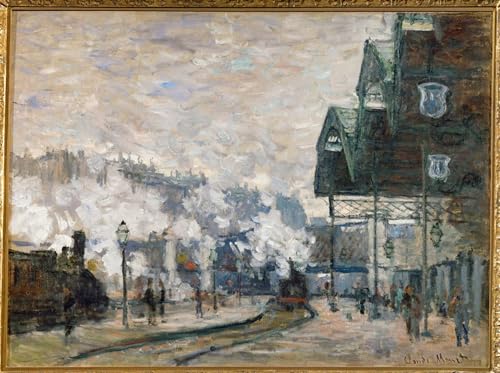 Impression Toile Monet Gare Saint Lazare pour une décoration intérieure inspirante et intemporelle