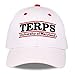 NCAA Maryland Terrapins Unisex NCAA The Game bar Design Hat, White, Adjustable