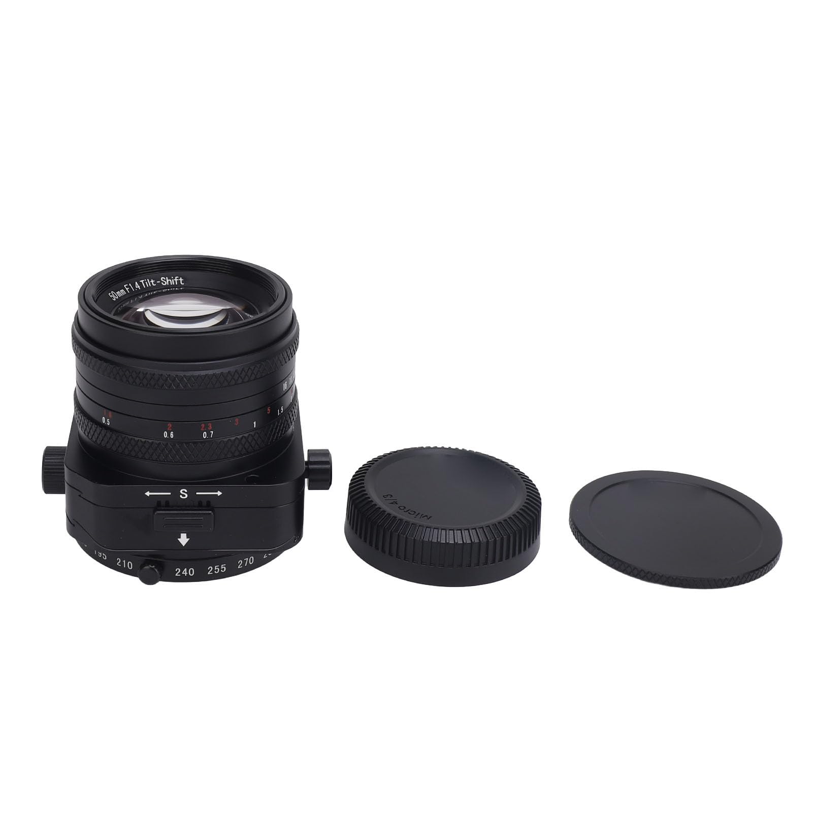 Obiettivo Tilt Shift per Fotocamera, 50 Mm F1.4 APS C Frame Messa a Fuoco Manuale Obiettivo Tilt Shift Ad Ampia Apertura, Compatibile con M4 3 Porte per Fotocamera PL1 E PL2