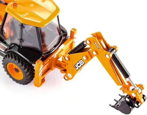 Miniatura 3 de Siku 3558, Retroexcavadora JCB 4CX, 150, MetalPlástico, Amarillo, Multifuncional, Se pueden combinar modelos de la misma escala