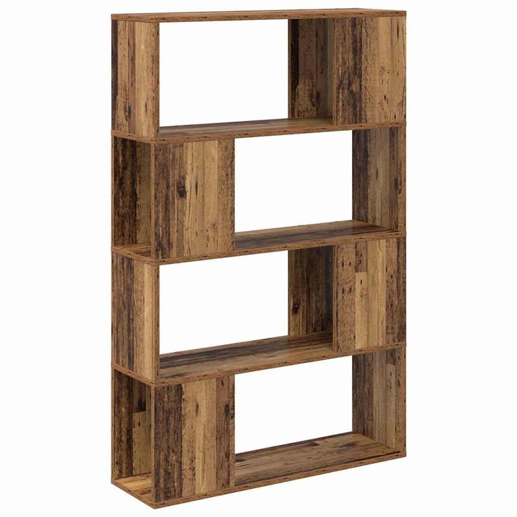 Zestaw szafek RTV na ścianę Brązowy 80x24x125 cm wiszący mebel pod telewizor z półkami nowoczesny do salonu małego mieszkania