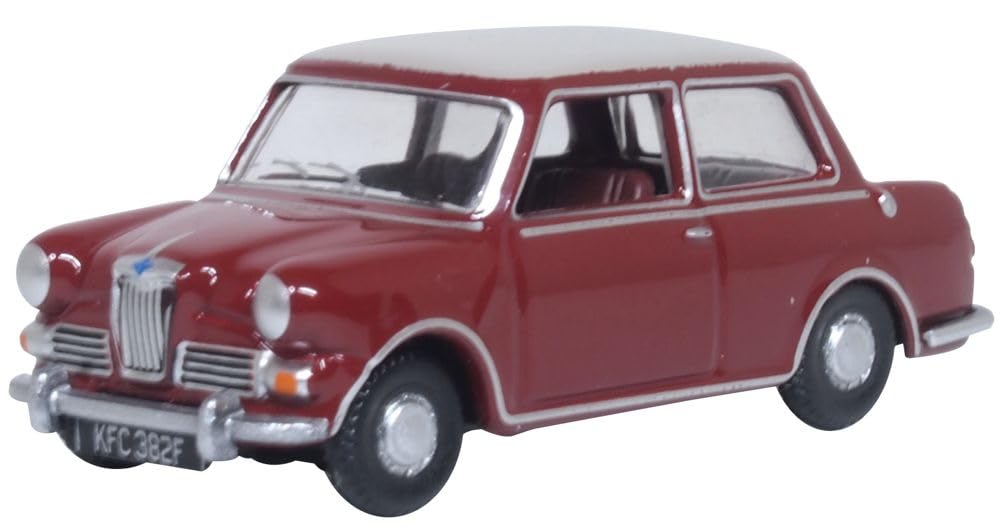 Red Oxford Diecast 76Re004 Riley Elf Mkiii Damask /Whitehall Beige