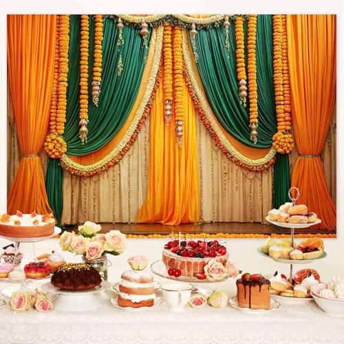 Fondo para Ceremonia India 7x5ft para Fotografía miniatura 3