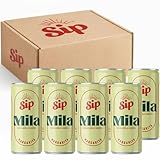 Sip Margarita Alcohol Free Cocktail Cans 8 Pack | Bar-Quality Mocktails Ready to Drink | Made with Real Fruit, Agave & Jalapeño Extract | No Added Sugar & Natural Ingredients | UK Brand