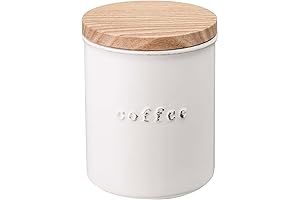 Yamazaki Home Tosca Ceramic Canister: Keep Your Coffee Fresh and Organized