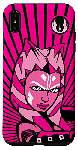 Coque iPhone XS Max Ahsoka Tano Star Wars rose antichoc