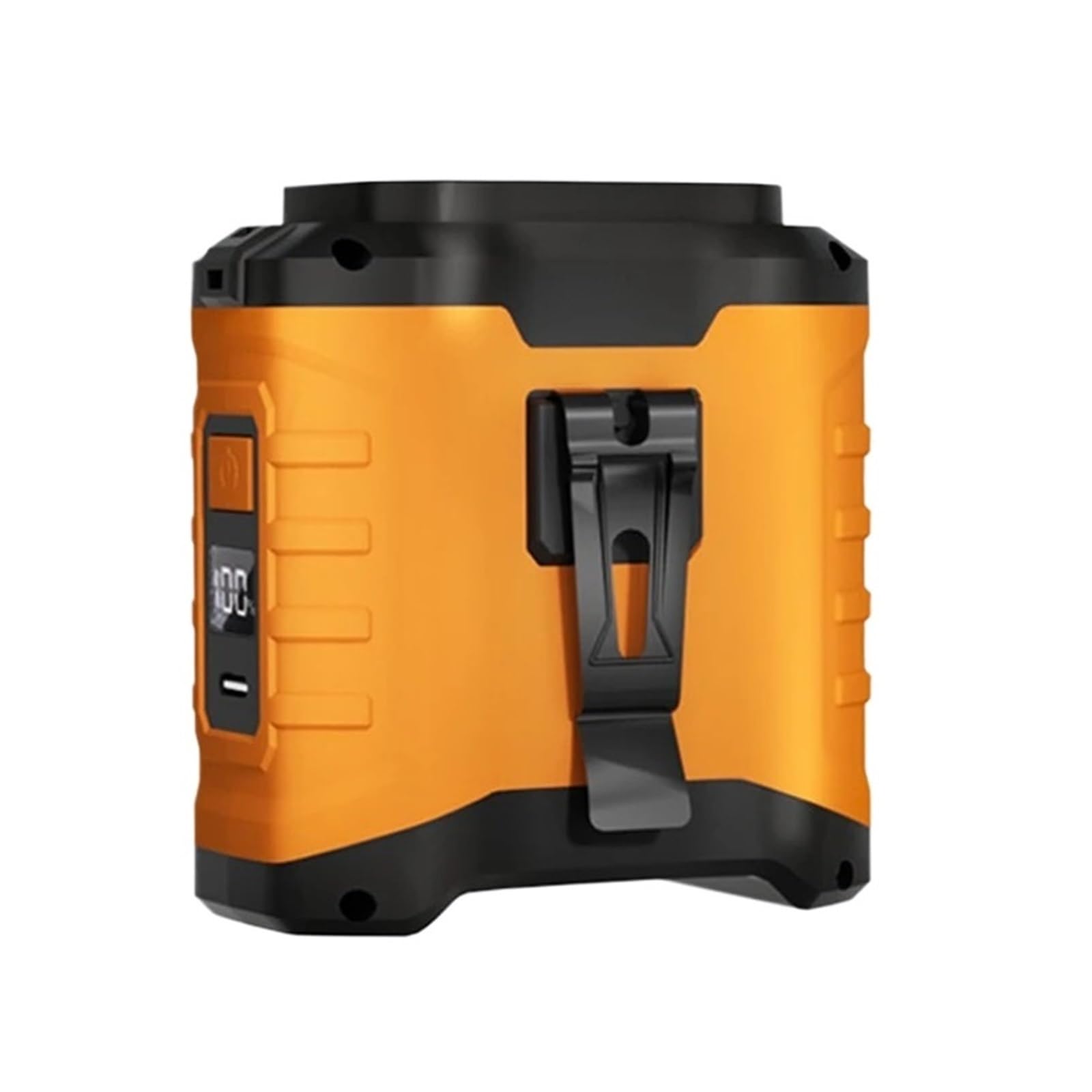 Ventilador De Cintura Portátil, 10000 MAh, Recargable, Mini Con Clip, For Colgar En El Cuello, Cinturón For Viajes Al Aire Libre BateríA De Larga DuracióN(Orange)