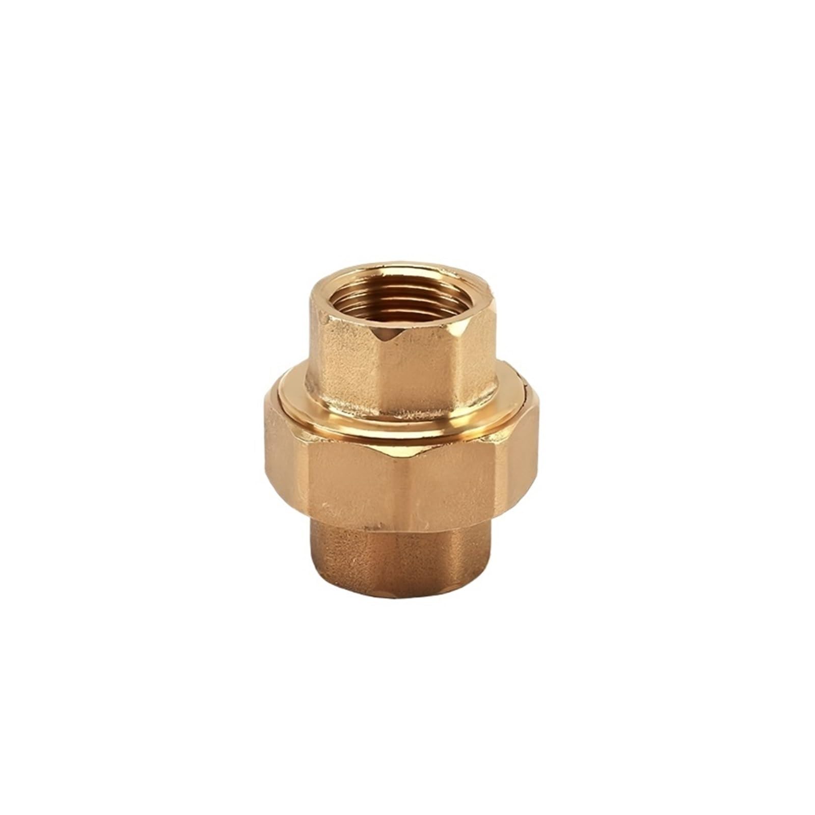 VXAXPOHZA Brass Swivel Union Joint Coupling 1/4" BSP Female Thread Pipe Fitting VXAXPOHZA