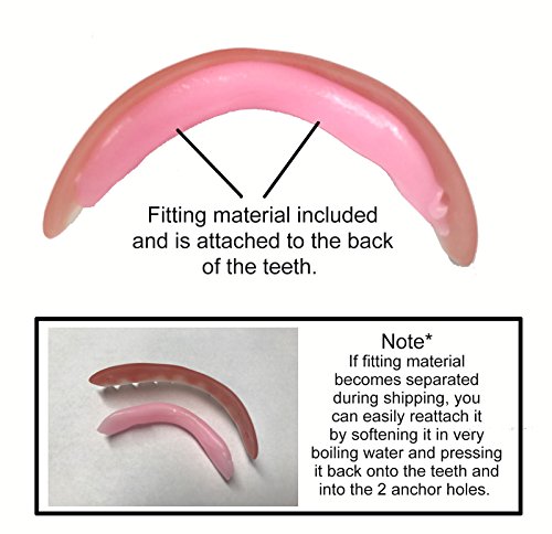 Instant Smile Flex 2Pk - Bright White Shade - One Size Fits Most. Fix Your Smile At Home In Minutes! Comfortable Upper Cosmetic Veneer For A Perfect Smile! #TOP6