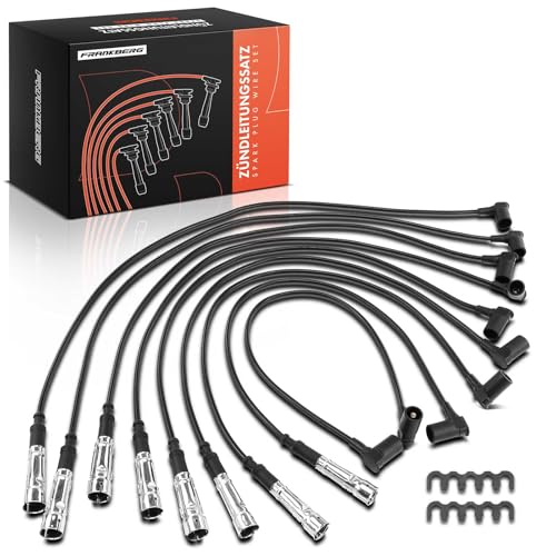 Juego de cables de encendido de 9 piezas para Mercedes Clase S Coupé C126 y W126