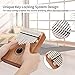 Kalimba 17 Key Thumb Piano - Kithouse Kalimba Thumb Finger Piano 17 Keys Mbira - Include Kalimba Case, Music Song Book, Tuning Hammer (Circle Flower)