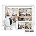 EZVIZ EZ360 1080P HD Pan/Tilt/Zoom WiFi Home Security Camera-Auto Motion Tracking, Night Vision, Two-Way Audio (White) (Camera Only)