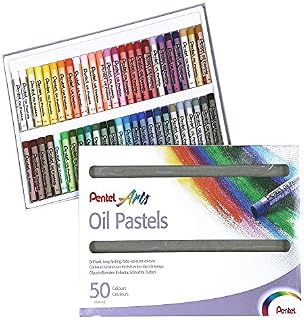 Pentel PHN4-50 Oil Pastels - Pack of 50