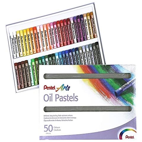 Pentel PHN4-50 Oil Pastels - Pack of 50 Cover