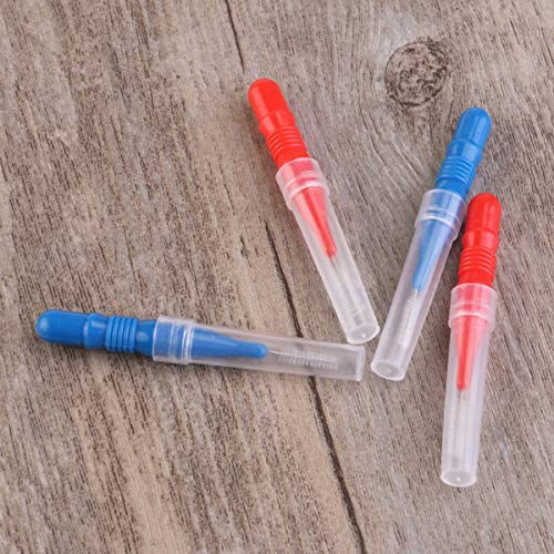 CLISPEED 50Pcs Escova Interdental Fio Dental Cabeça Da Escova De Higiene Oral Dental Flosser Dental