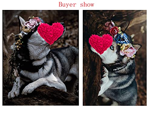 Image of Vivivalue Handmade Adjustable Flower Wreath Headband Halo Floral Crown Garland Headpiece Wedding Festival Party