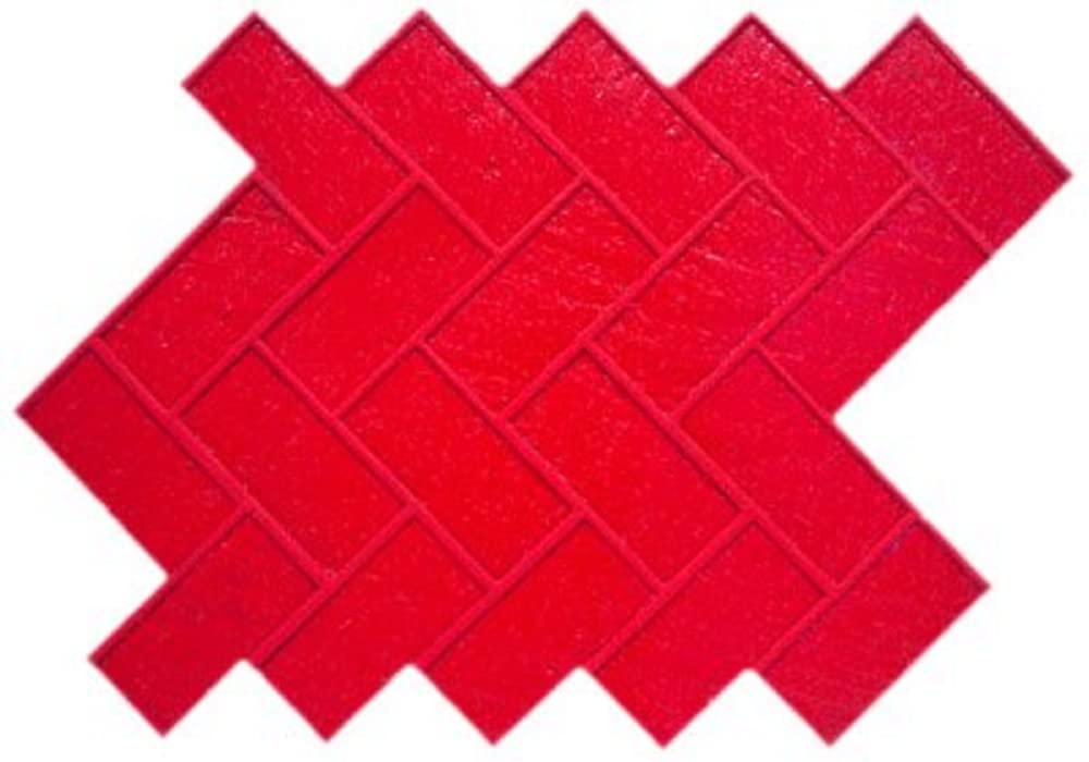 BonWay 12-698 26 38-Inch Herringbone Brick Urethane Texture Mat
