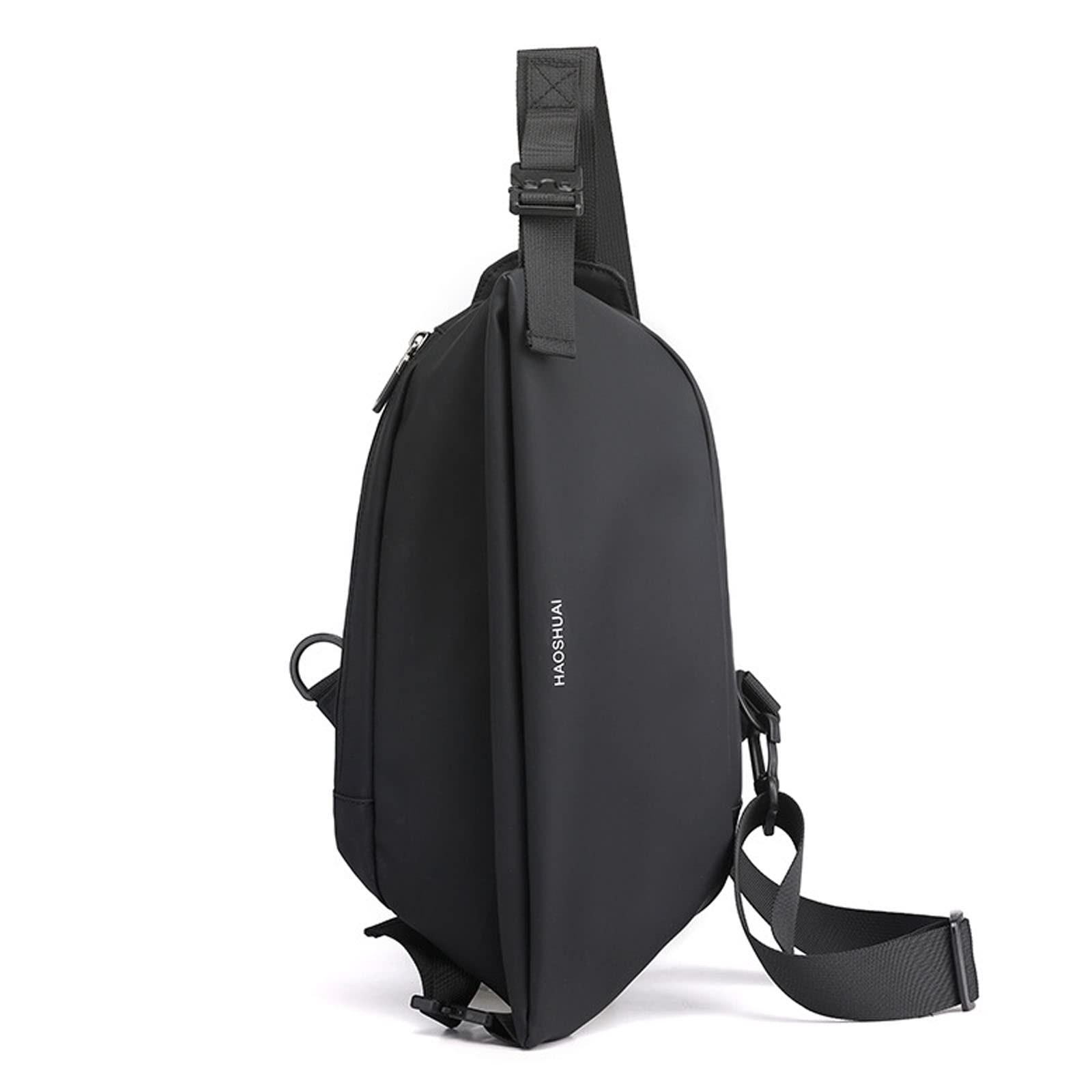 FANDARE Zaino Monospalla Borsello Uomo Tracolla Borsa Monospalla Borsa a Tracolla da Uomo borsa marsupio Borsa a Spalla Sling Bag Zaino Leggero per Uso Quotidiano Lavoro Trekking Viaggio Nero