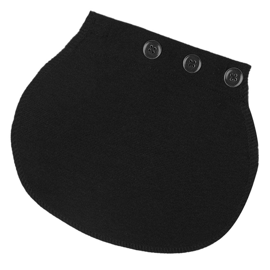TRENDYNEST Maternity Pregnancy Adjustable Waist Extender Elastic Extender Pads Black-picture-46