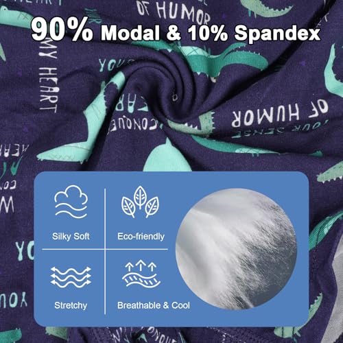 MOEMOE BABY Boys Boxer Briefs Soft and Comfortable Modal Toddler Underwear 4 Packs2