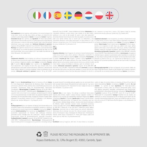 Jelly Pills Gominolas de Magnesio 180 mg + Vitamina B6-70 Gummies Veganas - Sin Azúcares Añadidos - Sabor Frutos del Bosque - Reduce Cansancio & Fatiga